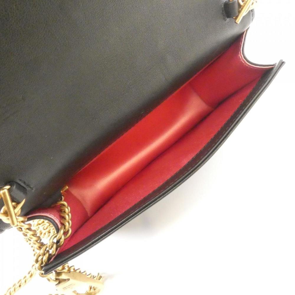 GUCCI Black GG Marmont Shoulder Bag - Picture 6 of 8